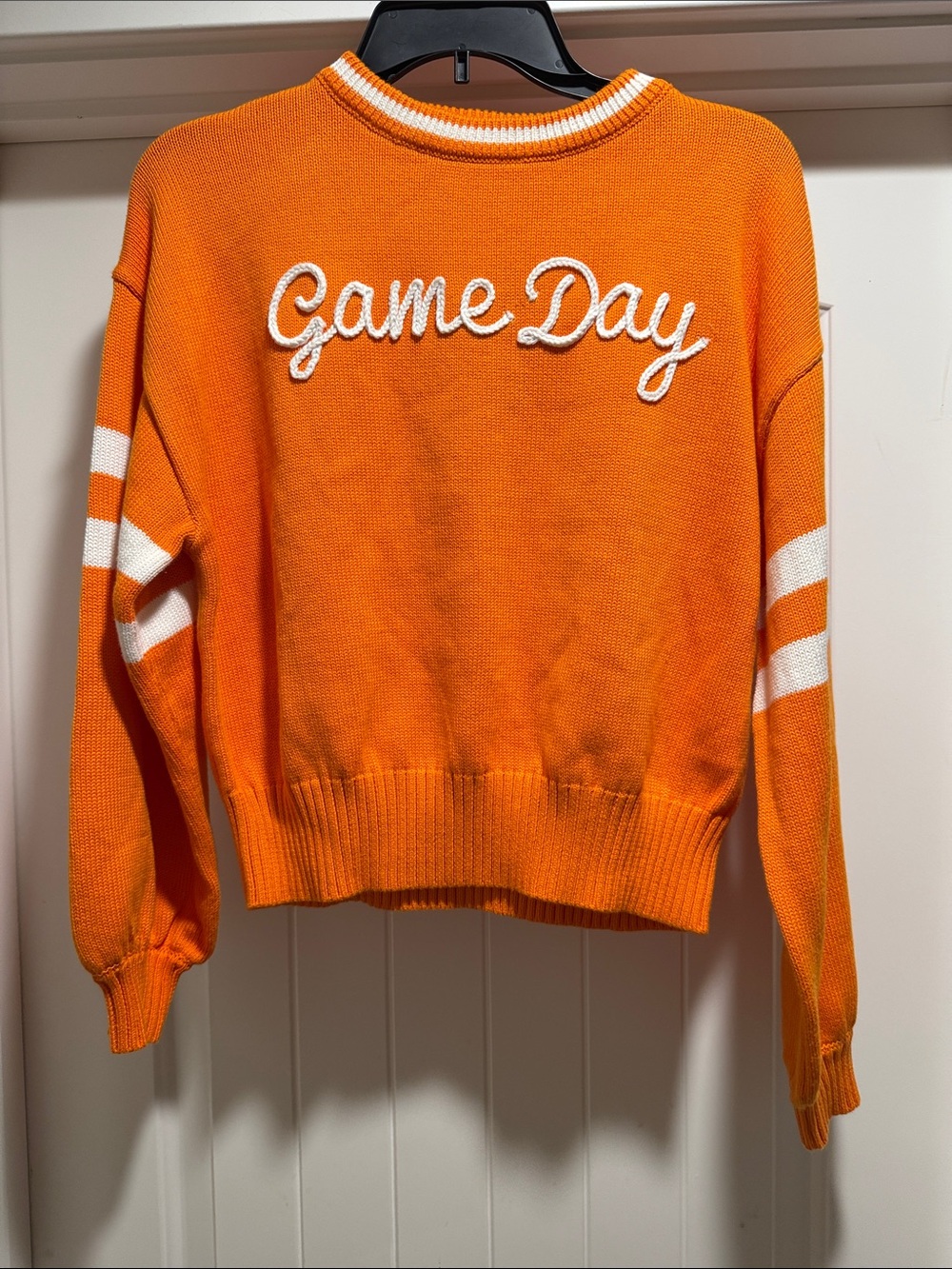 Game Day Orange Women's Knit Sweater
